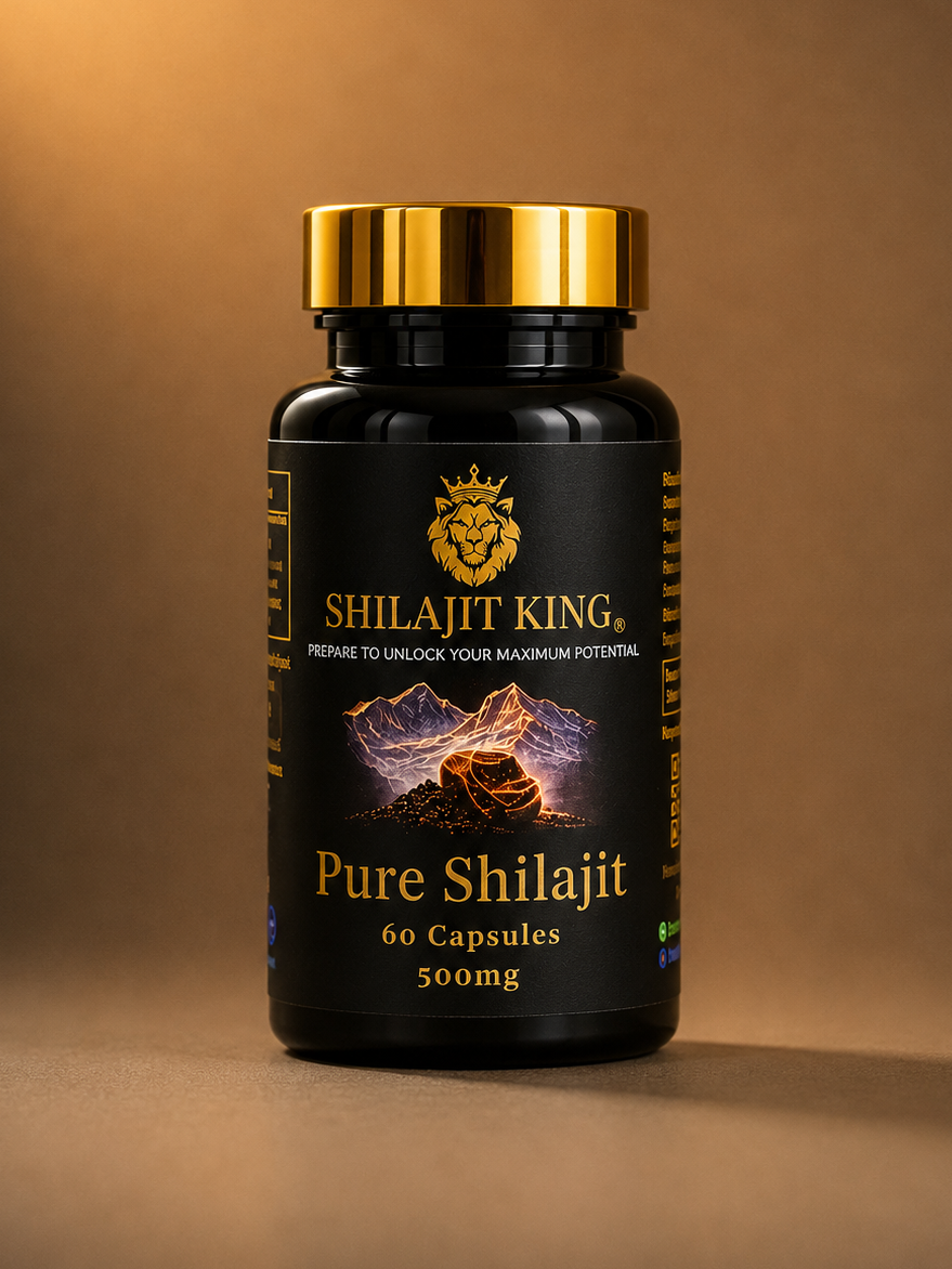 Pure Shilajit Capsules 500mg (60pcs)